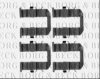 BORG & BECK BBK1289 Accessory Kit, disc brake pads